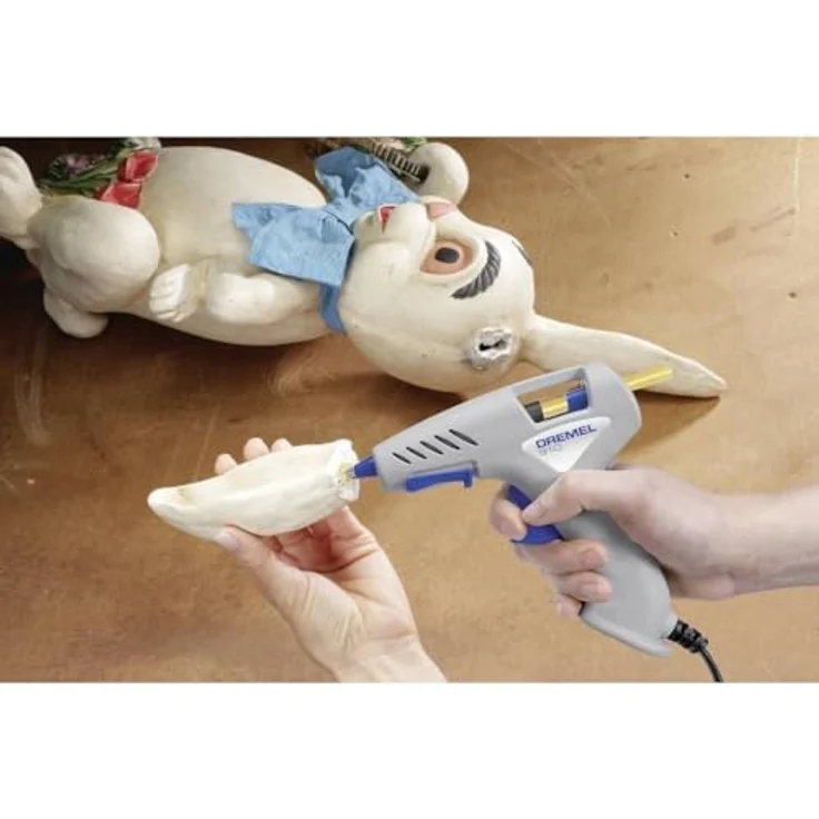 Dremel 910 Heißklebepistole, 100-240V, Klebepistole Set mit 3 Klebestifte zum Dekorieren und Basteln – Bild 3