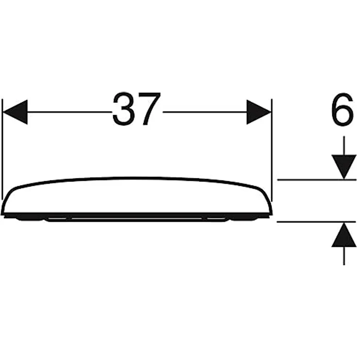 Geberit WC-Sitz Renova, Duroplast Toilettensitz in Weiß mit L-Scharniere für reibungsloses Öffnen und Schließen – Bild 3