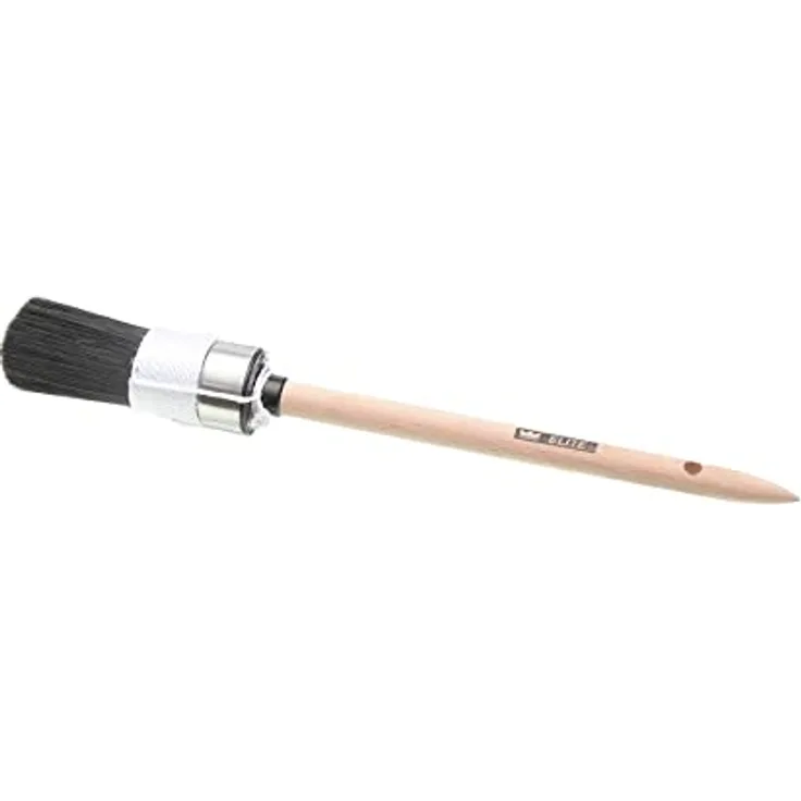 Runder Profi Lackpinsel Elite, Größe 6, Pinsel Ø ca. 3 cm, 100% FSC zertifiziertes Holz