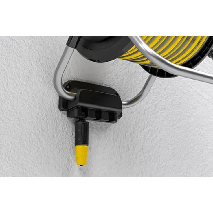 Kärcher Schlauchträger HR 4.30 Set, 2-in-1 Schlauchtrommel und Schlauchhalterung, inkl. 30 m Schlauch und Zubehör, platzsparend, Schwarz – Bild 4