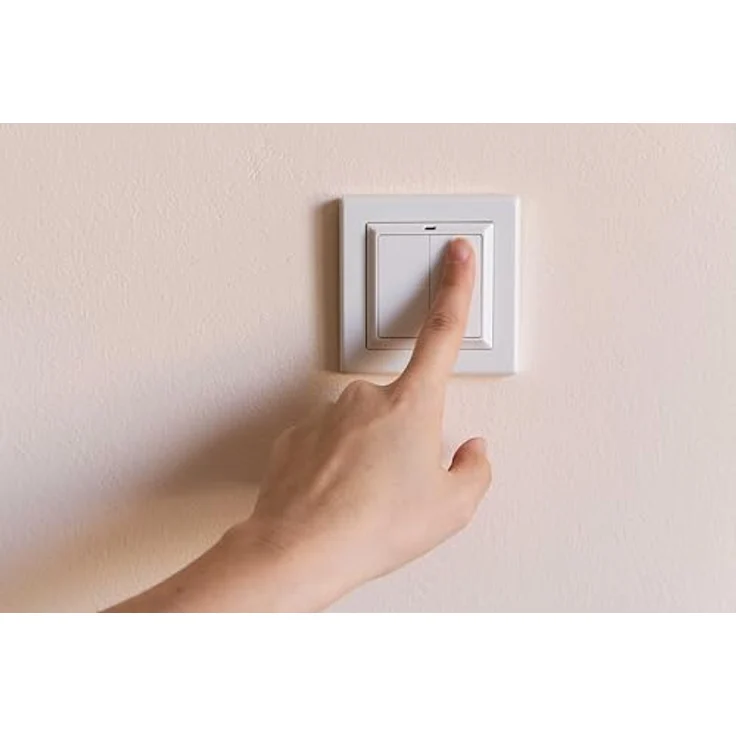 Shelly Abdeckrahmen SHELLY Wandtaster-Adapter 232792, 4-fach, Elfenbein, für Gira und Merten Systeme – Bild 4