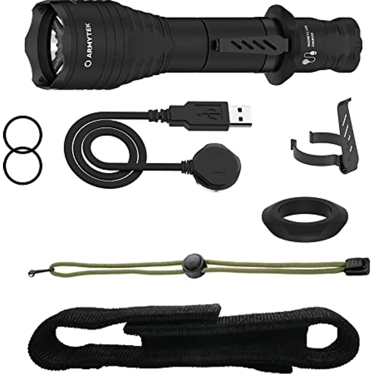 Armytek Viking Pro Kaltweiss Taktische LED Lampe USB Aufladbar