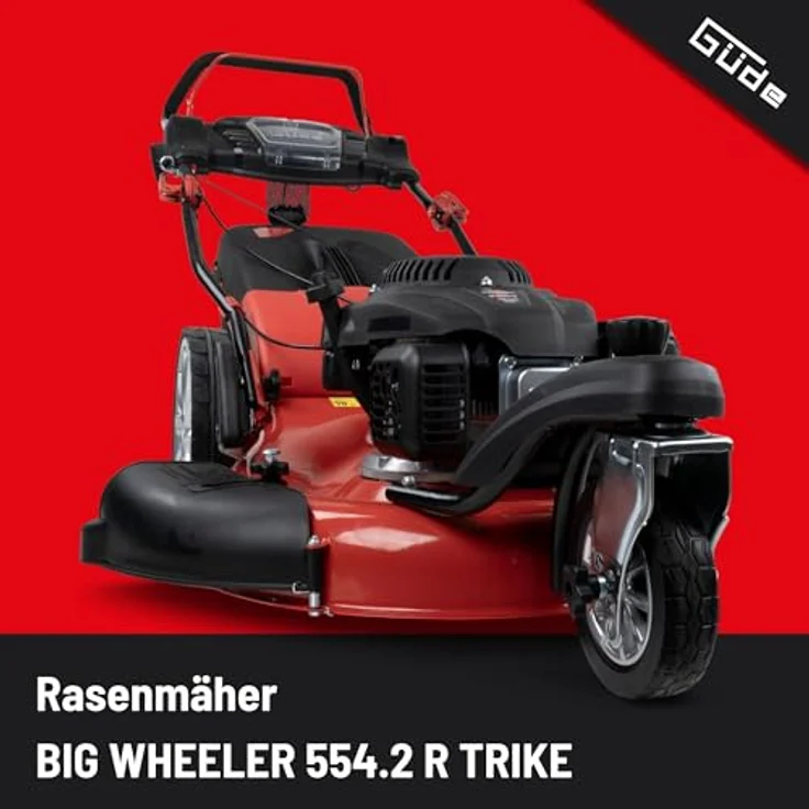Güde BIG WHEELER 554.2 R TRIKE Benzin-Rasenmäher mit drehbarem Bugrad, zuschaltbarem Hinterradantrieb und flexibler Schnitthöhenverstellung – Bild 2