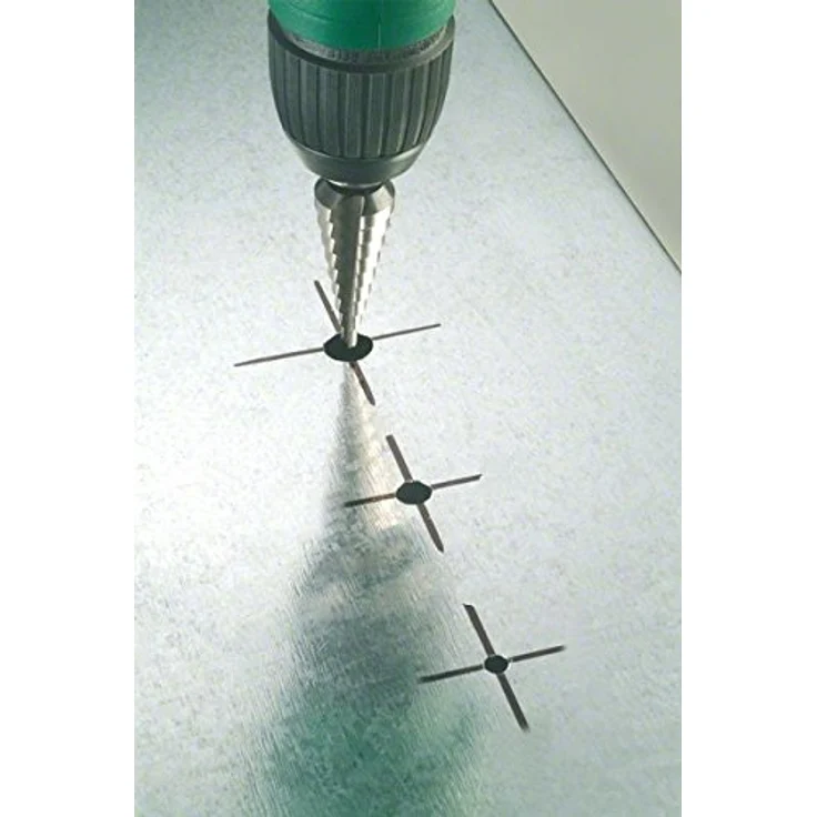 Bosch HSS Stufenbohrer 6-37 mm, PG7-PG29, AlTiN-Beschichtung, Gesamtlänge 93 mm, optimale Spangutentfernung – Bild 3