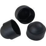 50 Stück Sechskant Schutzkappe M10 - Schlüsselweite 17mm, Farbe schwarz - Abdeckkappe