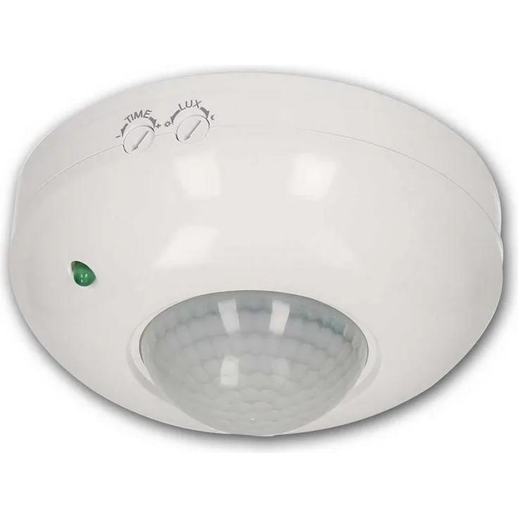 world-trading-net Decken-Bewegungsmelder 360° mit Infrarot-Sensor, weiß, LED-geeignet, max. 2000W, IP20, Aufputzmontage