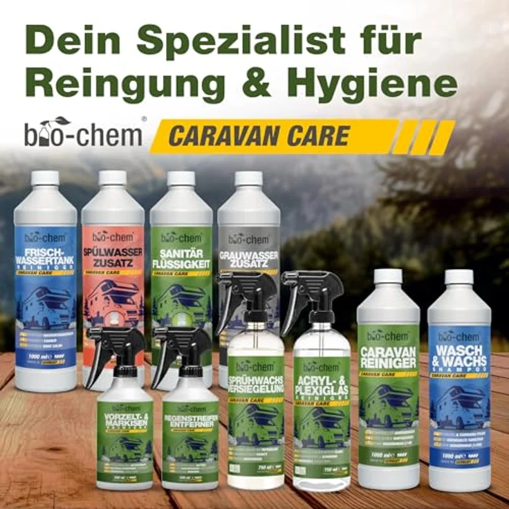 bio-chem Regenstreifenentferner 500ML + Waschhandschuh – Tiefenwirksames Haftgel gegen Regenstreifen & Öl für Auto, Caravan und Boot – Bild 8