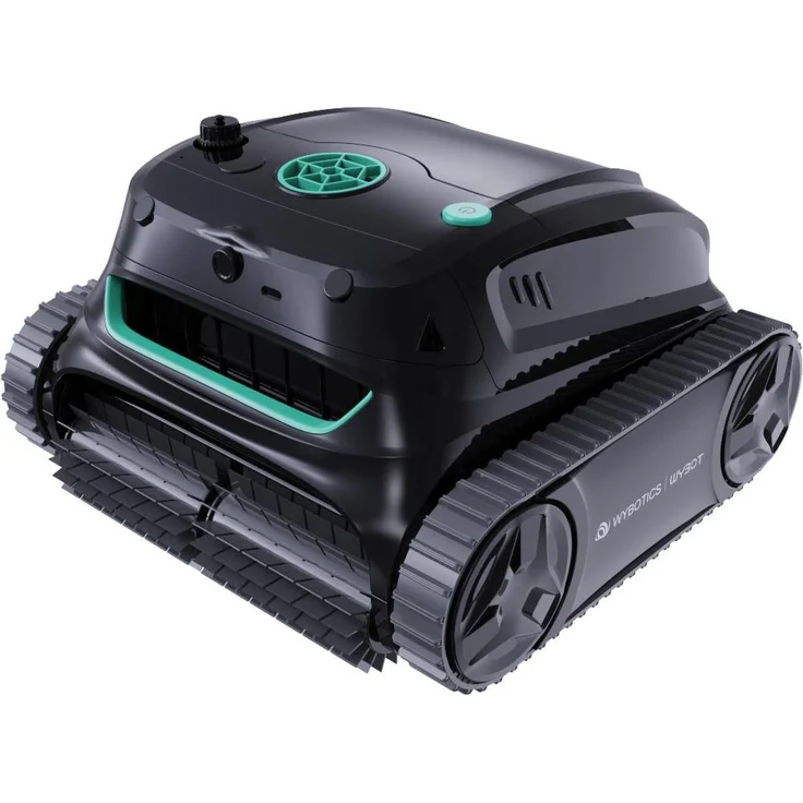 Wybot S2 Vision Poolroboter, Kabellos mit KI-Kamera und 8 Reinigungsmodi für Pools bis 10x5m, Grau