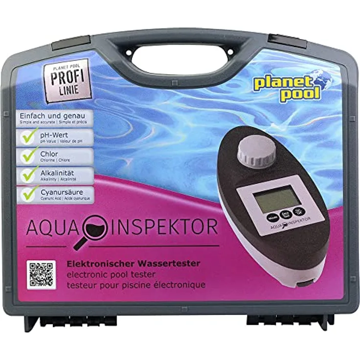 Summer Fun Aqua-Inspektor, elektronischer Pooltester für präzise Wasseranalysen