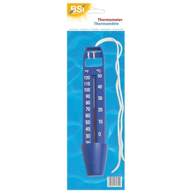 BSi schwimmbad-Thermometer 26 cm blau