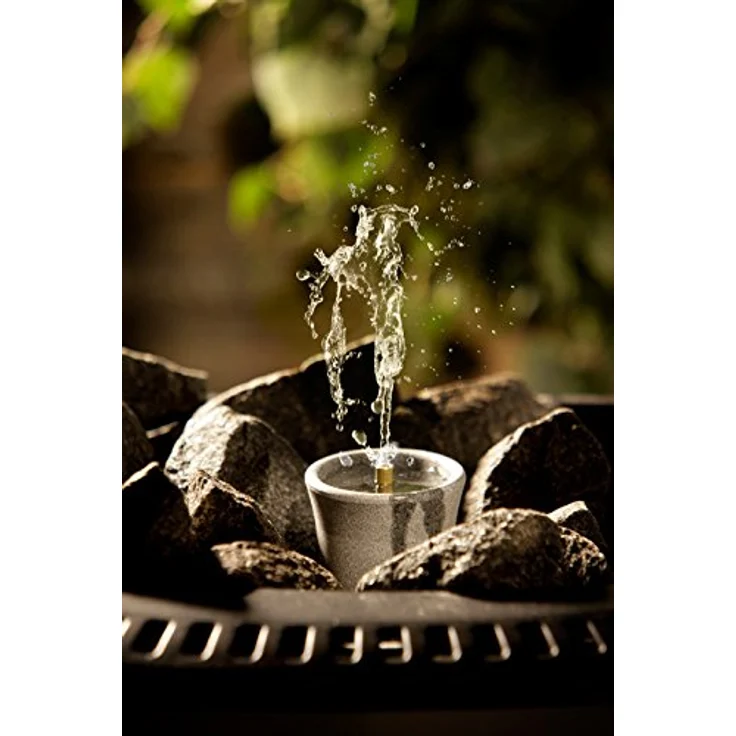 Hukka Design Sisukas Springbrunnen aus Speckstein für Saunaofen mit Aufguss – Bild 3