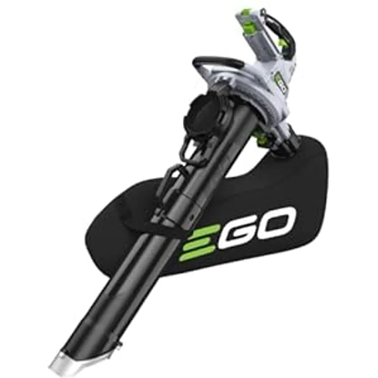 EGO LV5000E, Laubbläser und -sauger mit Häckselfunktion und maximaler Sackkapazität