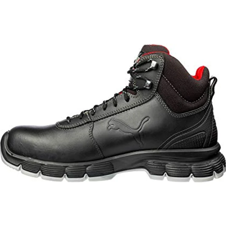 ELC Schnürstiefel Condor Black Mid, S3 Sicherheitsschuhe mit Stahlkappe und rutschfester Duo-PU-Sohle, schwarz-grau, Gr. 41 – Bild 8