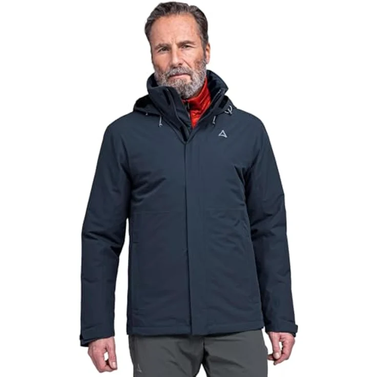 Schöffel Country Regenjacke Herren Funktionsjacke Gmund M 23458, wasserdicht, winddicht, atmungsaktiv – Bild 3