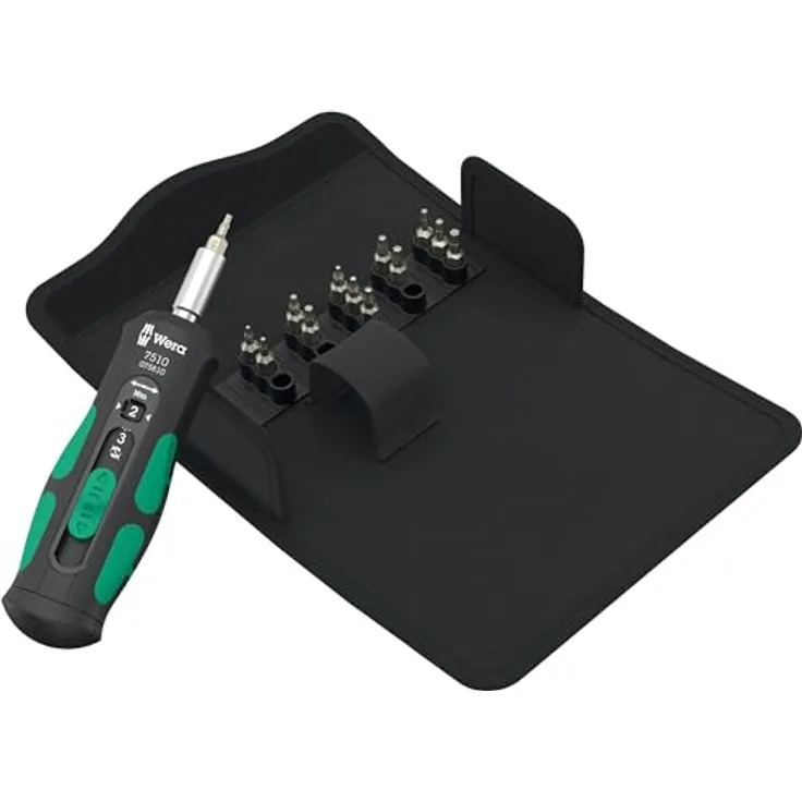 Wera 05075840001 7510/14 Safe-Torque Speed Werkzeug-Set für Hartmetall-Wendeschneidplatten, 14-teilig, Drehmomentschlüssel mit Schnelleinstellung, blau - Preisvergleich
