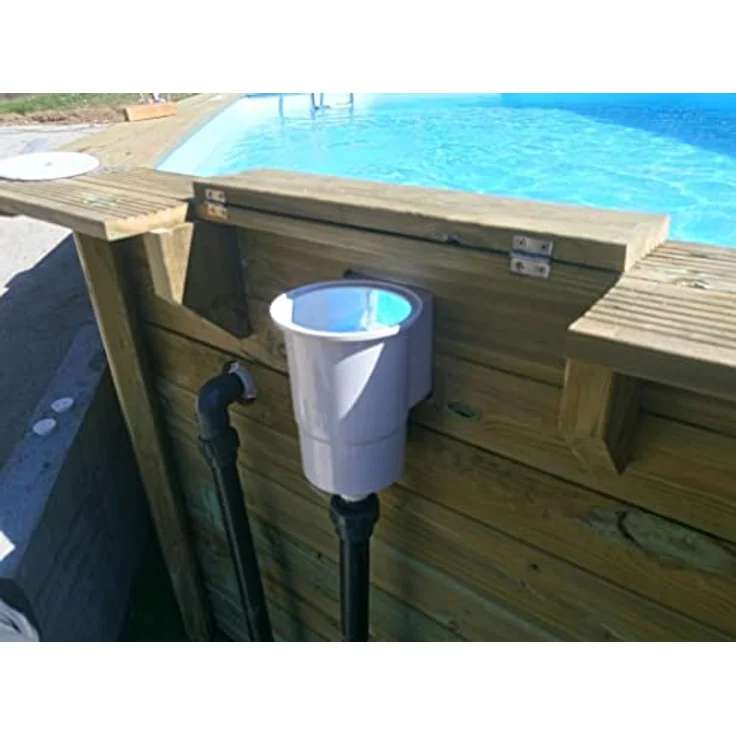 Pool Komplettset aus Echtholz Marbella 2 Rechteck 420 x 270 x 117 cm – Bild 7