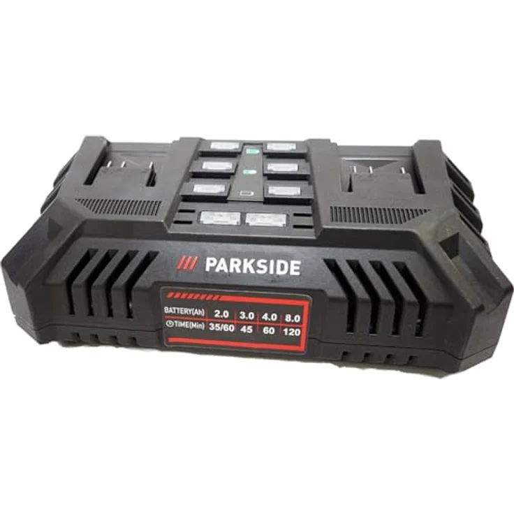 HEADNMORE® Bundle - PARKSIDE® 20V Akku Doppelladegerät PDSLG 20 mit 2x 4Ah Lithium-Ionen Akku, inkl. automatischer Ladeabschaltung und HEADNMORE® Flaschenöffner Schlüsselanhänger – Bild 4