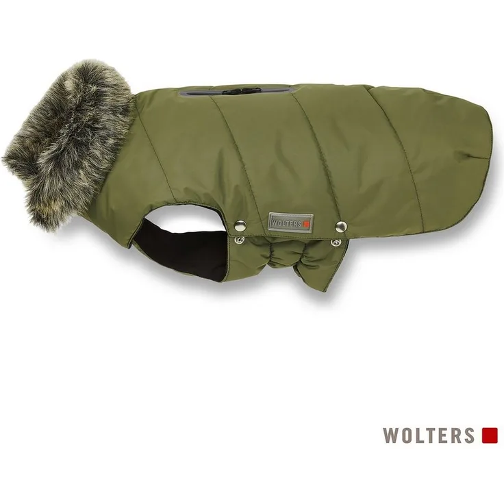 Wolters Hundemantel Winterjacke Parka, mit Kunstpelz, wasser- und schmutzabweisend, in verschiedenen Größen