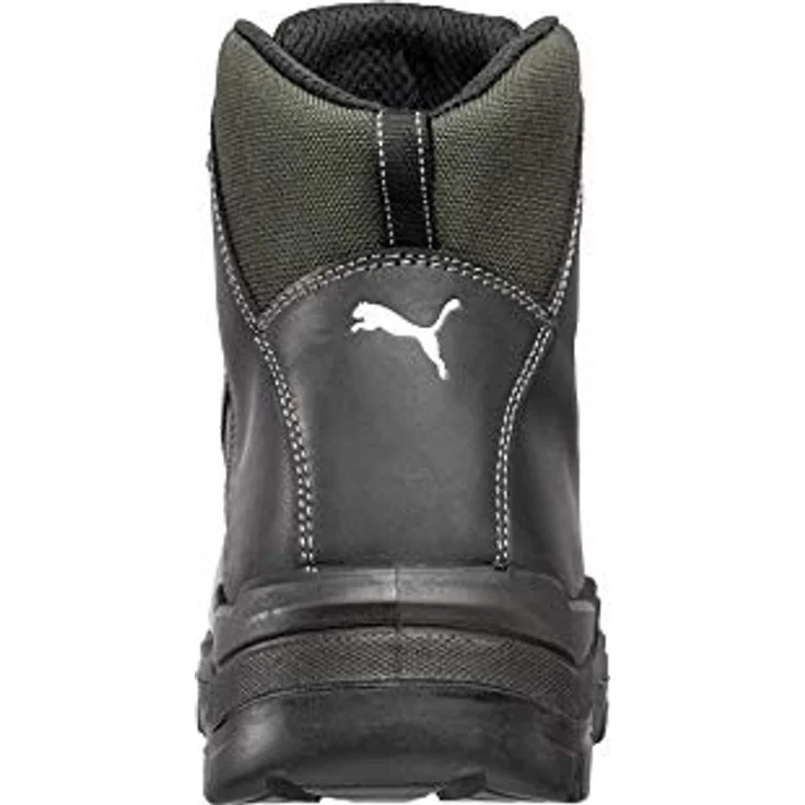 PUMA Safety CASCADES MID Arbeitsschuh, Schwarzes Vollrindleder, Strapazierfähiges Cordura®, Hoher Tragekomfort – Bild 4