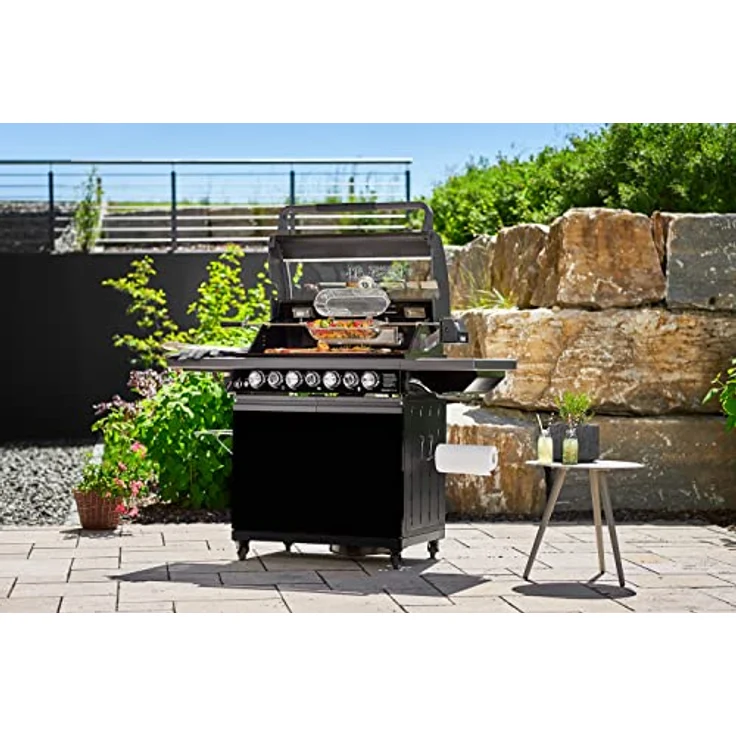RÖSLE Barbecue Universalschale, Hochwertige Edelstahlschale zum Marinieren, Servieren oder als Tropfschale für Gas- und Kohlegrills, Edelstahl 18/10, spülmaschinengeeignet – Bild 4