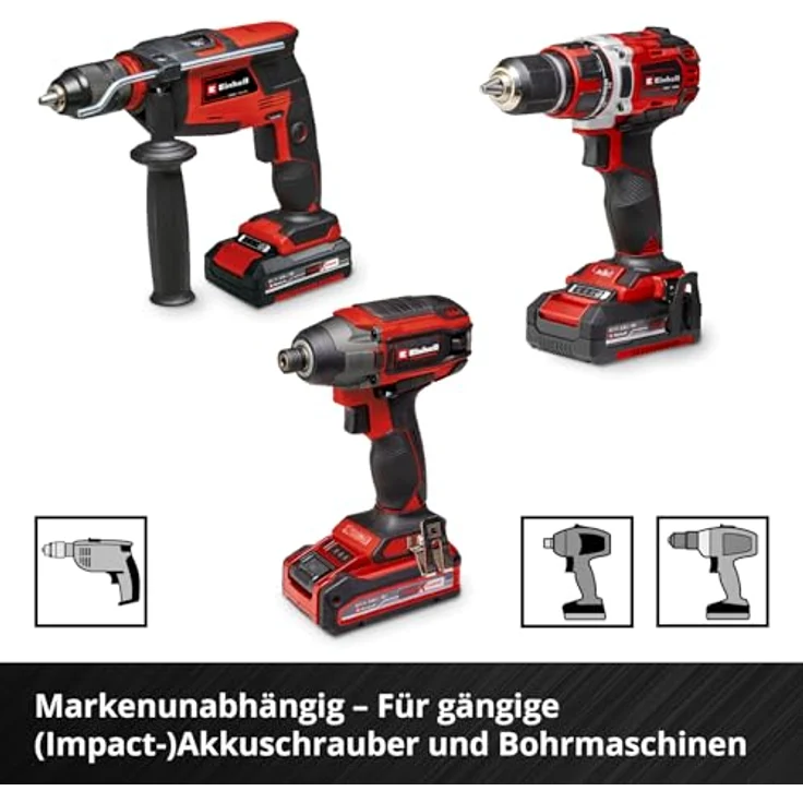 Einhell Impact-Bit-Set, 10-tlg. mit 50-mm-Bits aus S2-Stahl und Karabinerhaken für mobile Anwendungen – Bild 10