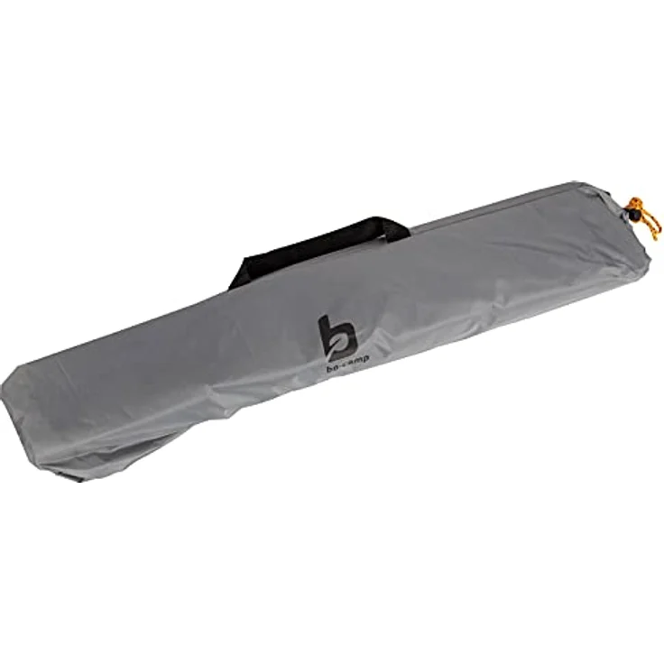 Bo-Camp 4117730, Flachmarkise für Wohnwagen, graue Polyester-Fassadenmarkise mit verzinktem Stahlrahmen und Wassersäule 2000 mm – Bild 3