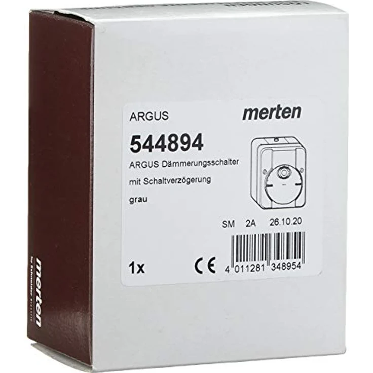 Merten Dämmerungsschalter 544894, 10 A, 1 Schließer, 230 V/AC, grau – Bild 3
