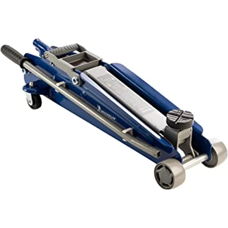 MICHELIN Hydraulischer Rangierwagenheber 2,25t Für SUVs und Geländewagen, Kfz Wagenheber mit Tragegriff, 009555, Blau – Bild 2