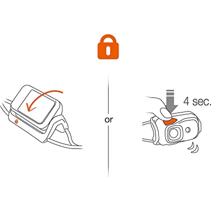 PETZL - Stirnlampe BINDI - Unisex, Orange, Einheitsgröße – Bild 5