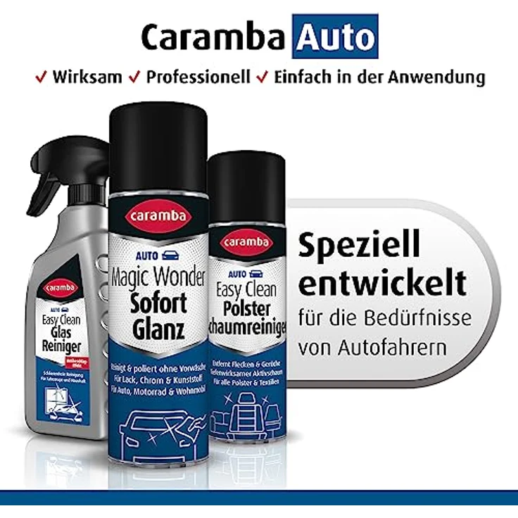 Caramba Magic Wonder Sofort Glanz, 250ml Cockpit-Reiniger für glatte Flächen, langanhaltender Schutz und staubabweisend – Bild 9