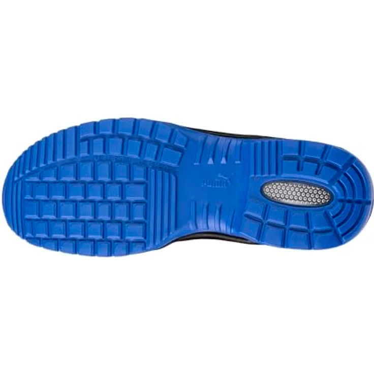 Puma Safety Krypton Blue Low S3S ESD FO SR 644270, Sicherheitshalbschuh Gr. 46, blau, mit Fiberglaskappe und Durchtrittschutz – Bild 5