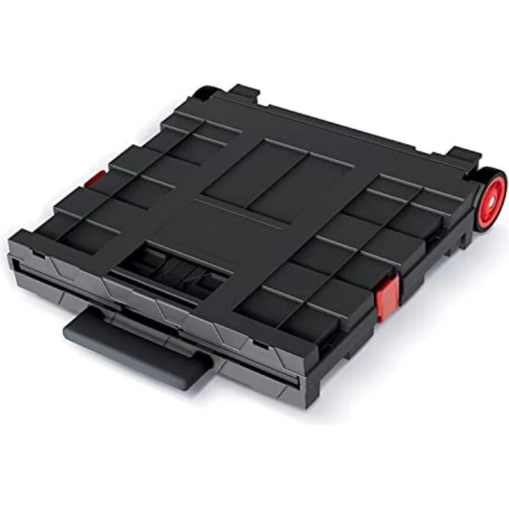 Kistenberg KCT4040, Zusammenklappbarer Transportwagen auf Rädern, schwarz, belastbar bis 25 kg – Bild 4