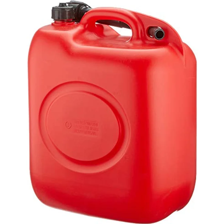 Kanister aus rotem Kunststoff, 20 l – Bild 2