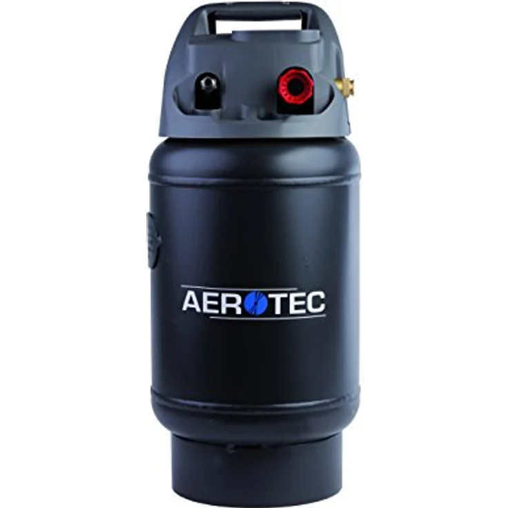 Aerotec Druckluft-Tank Tanky 14 l, 10 bar, mobiler Lufttank mit Schnellkupplung für Kompressoren – Bild 2