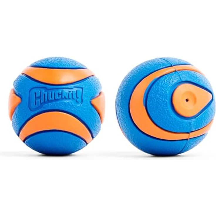 Chuckit Ultra Squeaker Ball, Hundespielzeug 2er Pack, Größe M (Durchmesser 6 cm), schwimmfähig und kombinierbar mit Chuckit! Ball Launcher – Bild 5