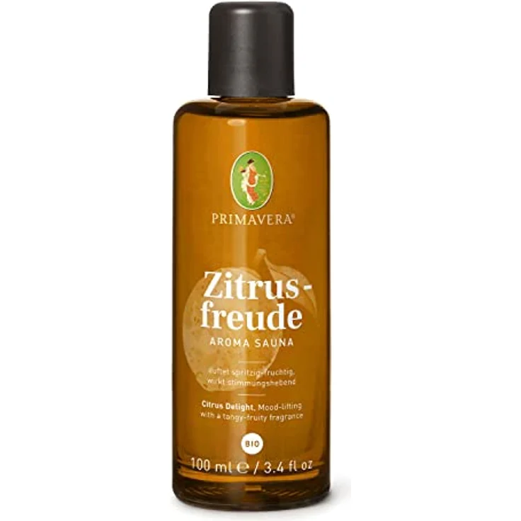 Primavera Aroma Sauna Zitrusfreude, Bio Saunaaufguss mit Limette, Mandarine und Grapefruit, stimmungsaufhellend  – Bild 1