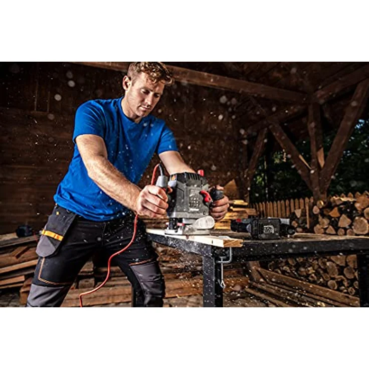 GRAPHITE Widia-Fräser, Gabelfräsern, Schaft 8 mm, Hartmetall (HM)-Einsatz, Satz mit 35 Stück, für Holz, Aluminiumkoffer, 13 U-Nut-Fräser, 6 gerade Fräser, 3 Formfräser, 3 Keilnutfräser, 10 Zierfräser – Bild 2