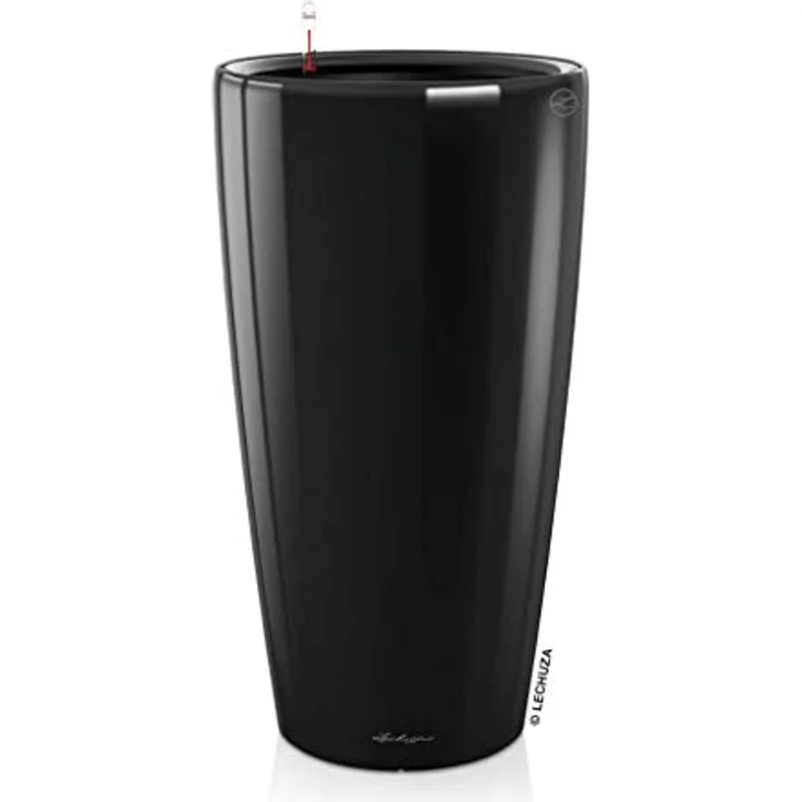 Lechuza Pflanzgefäß Rondo 32 schwarz Hochglanz 15789 – Bild 1