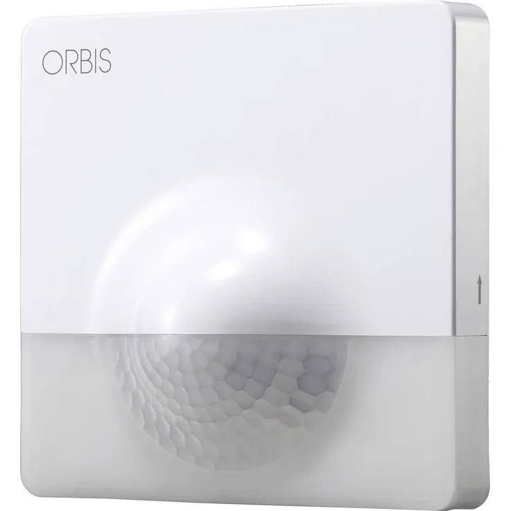 ORBIS Zeitschalttechnik OB131512, Aufputz PIR-Bewegungsmelder 200°, Weiß, IP55, für Hotel und Büro