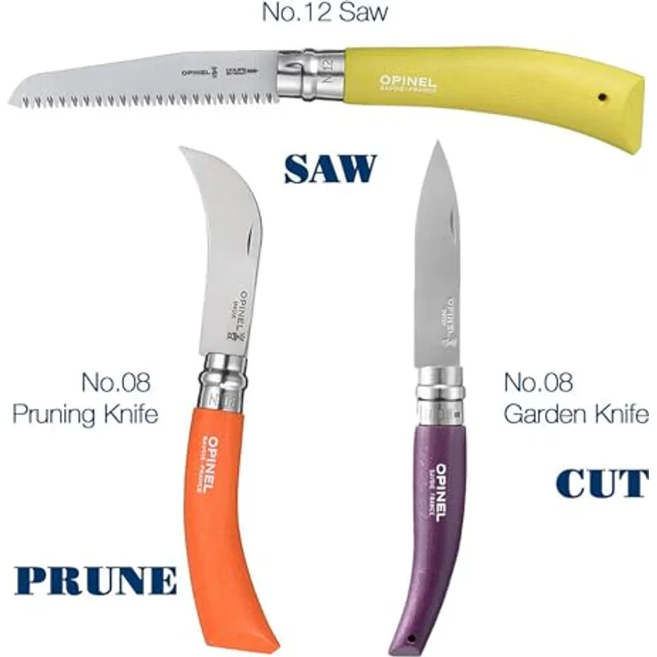 Opinel Garten-Set 3-teilig, bunt Freizeitmesser – Bild 3