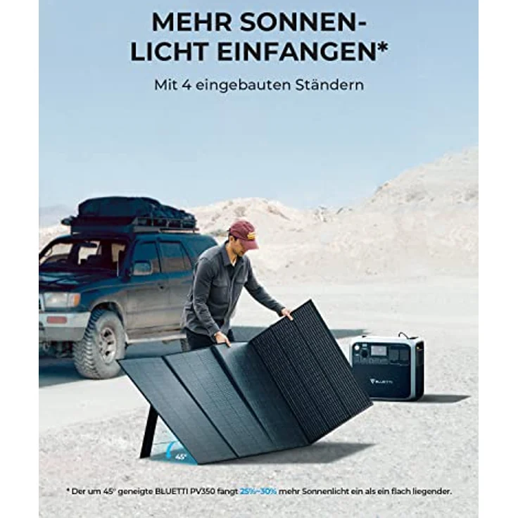 BLUETTI PV350 Solar Panel 350W, faltbares Solarmodul mit 23.4% Wirkungsgrad und IP65-Schutz – Bild 8