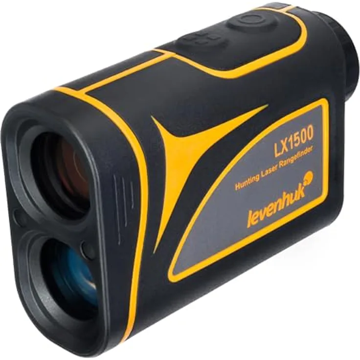 Levenhuk LX1500 Laser-Entfernungsmesser, 5-1500 Meter Messbereich, 6x Vergrößerung