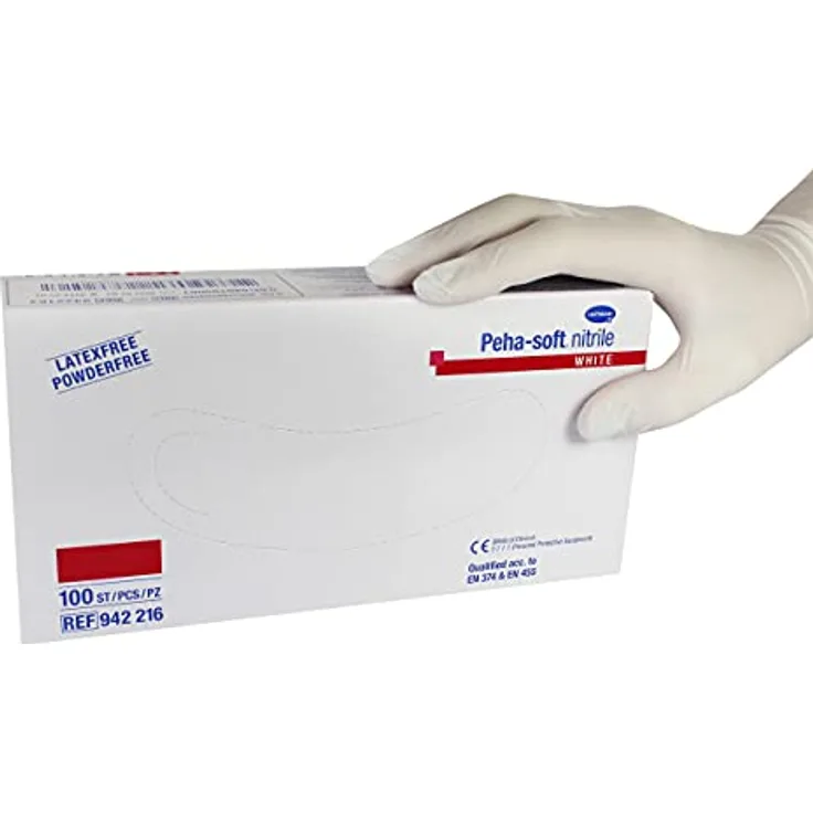 Hartmann Peha Soft Handschuhe, weiß, L 8-9, 100 Stück