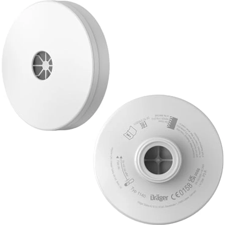 Dräger X-plore Rd40 Partikel-Filter 1140 P3 R für Aerosole-Partikel , 1 STK. , Ersatzfilter für Voll- und Halbmasken X-plore 4740 und 6300 – Bild 3