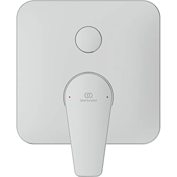 Ideal Standard Cerafine D Badearmatur, Unterputz Chrom mit energie- und wassersparendem Mechanismus, Heißwassertemperaturbegrenzer und leicht zu reinigender Oberfläche – Bild 2