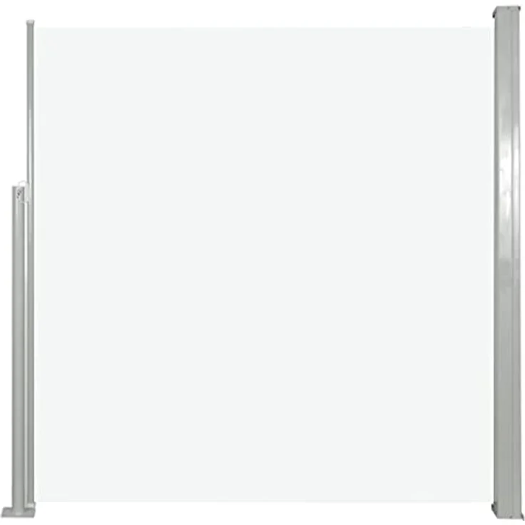 vidaXL Seitenmarkise 140x300cm Creme Sichtschutz Windschutz Sonnenschutz – Bild 1