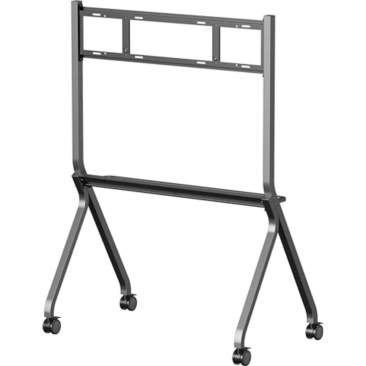 iiyama Transportwagen, Rollwagen 800x600mm für 55-86 Zoll Displays, Tragkraft 100 kg, Silber-Grau – Bild 10