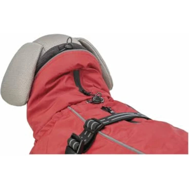 Trixie Hondenjas Winter Explore Thermo, Hundemantel für mittelgroße Hunde, rot, 55 cm – Bild 9