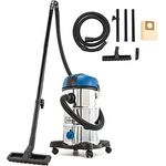 Scheppach 3in1 Nass- und Trockensauger NTS30v2 | 30L Behälter, 1200W, 20 kPa Saugleistung | 9 teiliges Zubehör | Silber - Preisvergleich