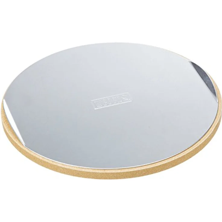 Weber 17057 Pizzastein Rund ? 26 cm inkl. Alublech, fr Holzkohlegrills, Gasgrills, Elektrogrills und Backofen – Bild 2